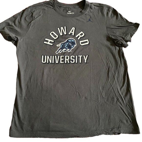 Howard University Bison Nike Jordan Tee Shirt, Large - Picture 1 of 2